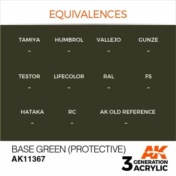 AK Interactive 3G Acrylic Base Green Protective AK11367
